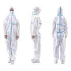 Επίπεδο 4 ενός κομματιού άσπρο κοστούμι προσωπικού προστατευτικού εξοπλισμού PPE προμηθευτής