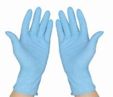 Ευαίσθητα δερμάτων μπλε λατέξ ελεύθερα γάντια διαγωνισμών νιτριλίων σκονών ελεύθερα μεγάλα 5 Mil προμηθευτής