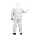 Αναπνεύσιμο χημικό μίας χρήσης κοστούμι προστασίας νοσοκομείων με τις ελαστικές μανσέτες προμηθευτής