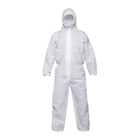 Ασθενειών αναπνεύσιμο λευκό PPE τύπων λαγουδάκι φορμών προστασίας μίας χρήσης χημικό προμηθευτής