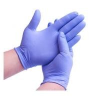 Ελεύθερα γάντια σκονών νιτριλίων τροφίμων ασφαλή μίας χρήσης ιατρικά 7 Mil προμηθευτής