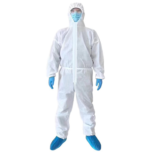 μίας χρήσης ανθεκτικές στα οξέα φόρμες PPE κοστουμιών 3xl Xxxl 50gsm όλες σε ένα χημικό κοστούμι προμηθευτής