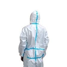 Μίας χρήσης πλήρες σώματος προστατευτικό κοστούμι απομόνωσης αντι κινδύνου σκόνης ιατρικό προμηθευτής
